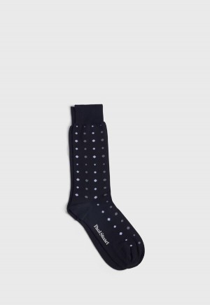 Black Paul Stuart Cotton Dot | UK_PAUL78791