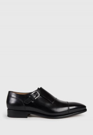 Black Paul Stuart Giordano Leather | UK_PAUL58582