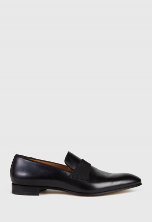 Black Paul Stuart Heron Patent Leather Formal | UK_PAUL93859