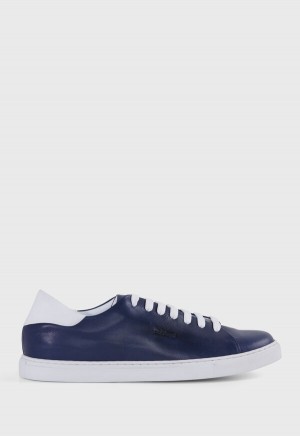 Blue Paul Stuart Homer Leather | UK_PAUL91059