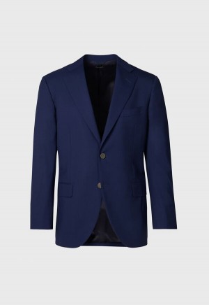 Blue Paul Stuart Super 150s Wool Phillip Blazer | UK_PAUL30150