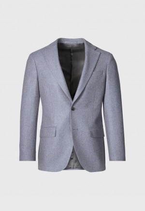 Blue / Grey Paul Stuart Cashmere Melange | UK_PAUL51856