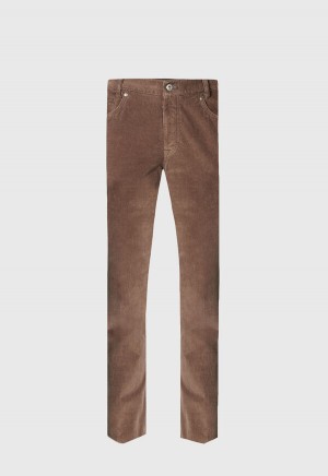 Brown Paul Stuart Classic Five-Pocket Corduroy | UK_PAUL16475