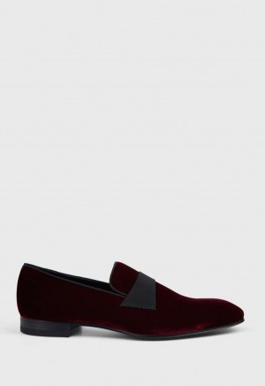 Burgundy Paul Stuart Heron Patent Leather Formal | UK_PAUL48535