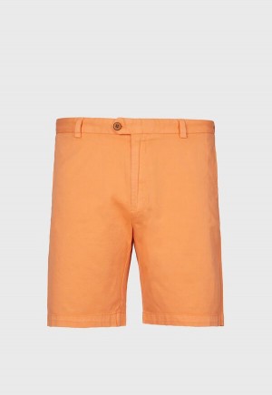 Coral Paul Stuart Twill Cotton Walk | UK_PAUL76952