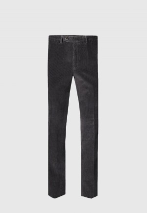 Grey Paul Stuart Cotton Corduroy Newton | UK_PAUL43740