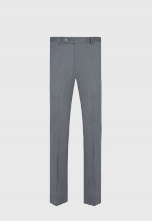 Grey Paul Stuart Wool Twill James | UK_PAUL99320