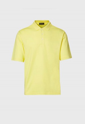 Lemon Paul Stuart Interlock Polo | UK_PAUL86481