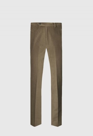 Light Olive Paul Stuart James Horizontal Corduroy | UK_PAUL97520