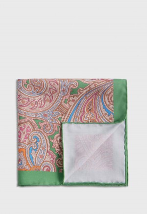 Mint Paul Stuart Habotai Silk Summer Paisley | UK_PAUL63372