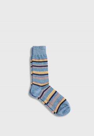 Multicolor Paul Stuart Linen Mélange Striped | UK_PAUL24498