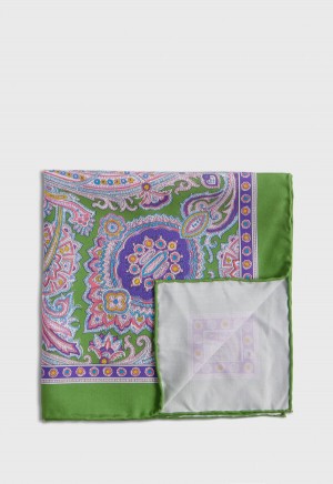 Multicolor Paul Stuart Silk Twill Paisley | UK_PAUL88309