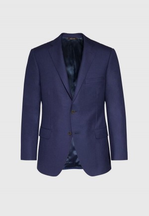 Navy Paul Stuart Cashmere Paul Blazer | UK_PAUL62352