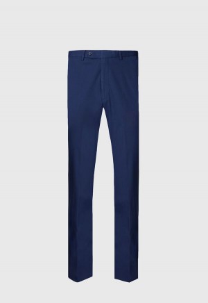 Navy Paul Stuart Lightweight Technical Cotton | UK_PAUL75349