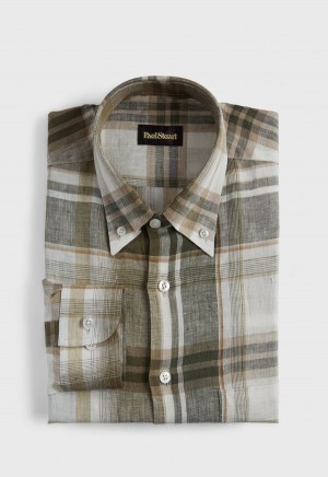 Olive Paul Stuart Plaid | UK_PAUL78389