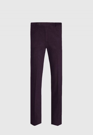 Purple Paul Stuart James Horizontal Corduroy | UK_PAUL29481