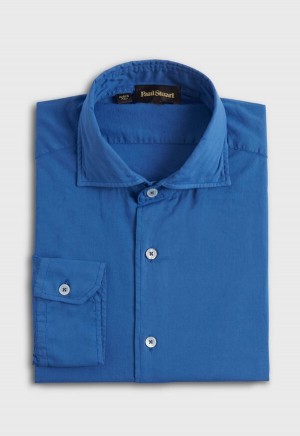 Royal Blue Paul Stuart Soft Cotton | UK_PAUL99184