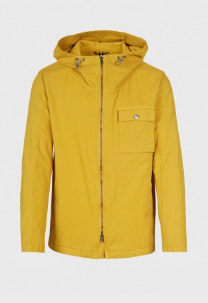 Yellow Paul Stuart Garment Dyed Jacket | UK_PAUL24479