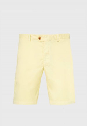 Yellow Paul Stuart Performance Short | UK_PAUL49636