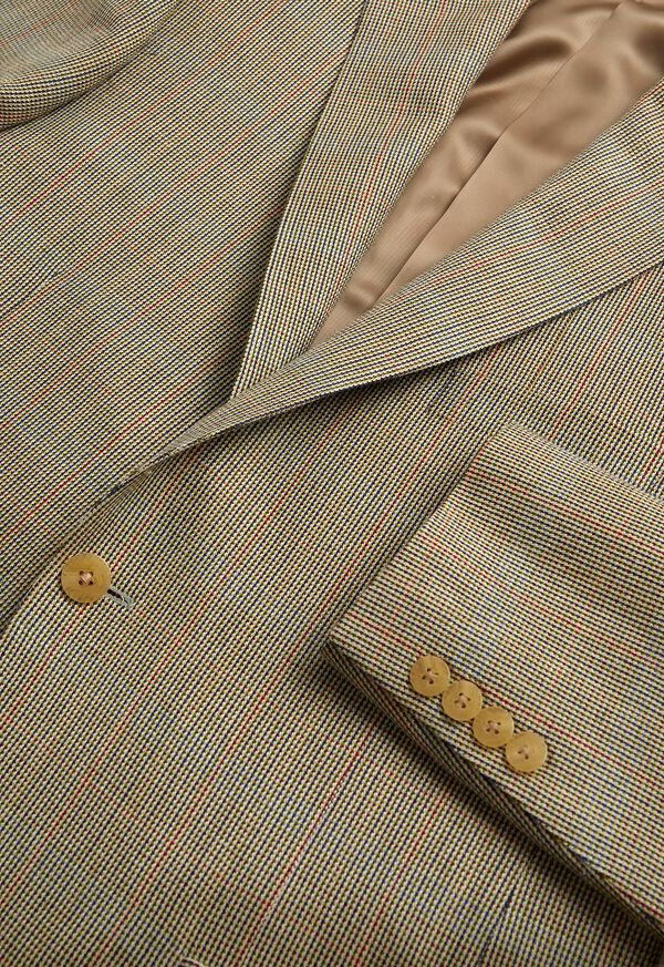 Beige Paul Stuart Wool Silk Stuart | UK_PAUL87668