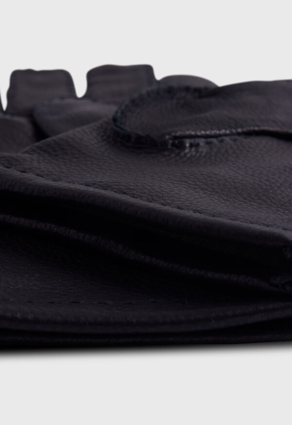 Black Paul Stuart Deerskin Glove | UK_PAUL92828