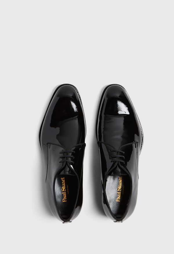 Black Paul Stuart Hancock II Formal Plain Toe Derby | UK_PAUL60322