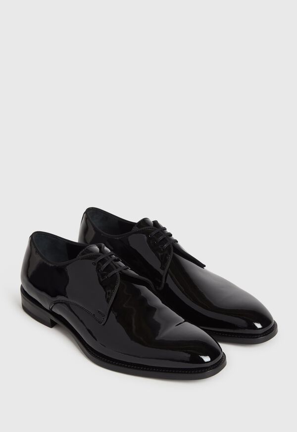 Black Paul Stuart Hancock II Formal Plain Toe Derby | UK_PAUL60322