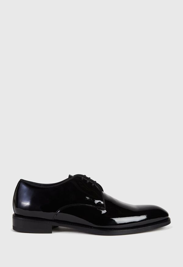 Black Paul Stuart Hancock II Formal Plain Toe Derby | UK_PAUL60322