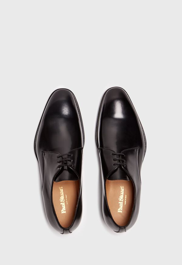 Black Paul Stuart Hancock Plain Toe Blucher | UK_PAUL17637