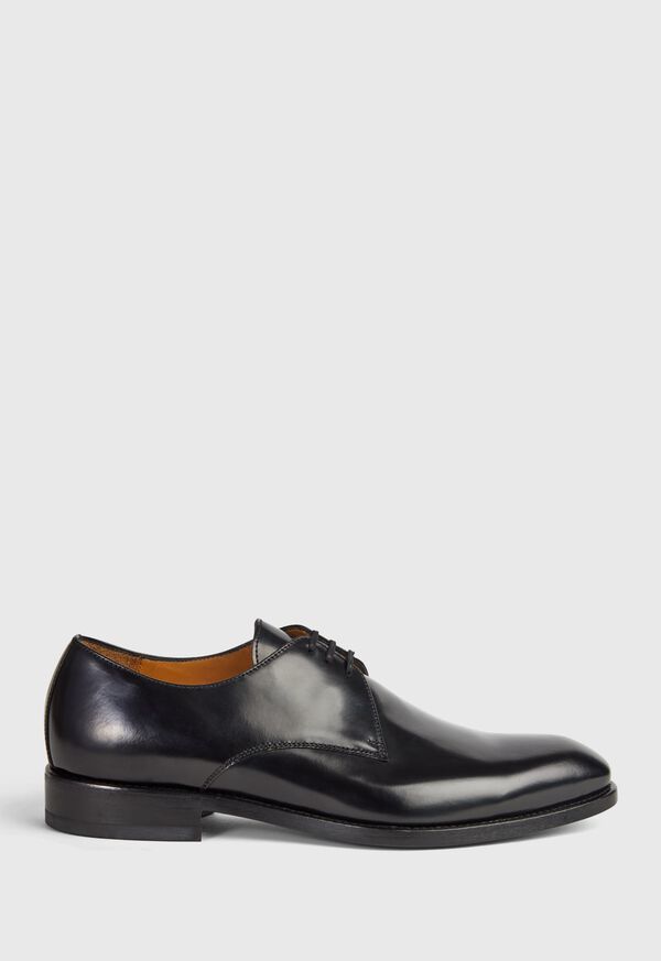 Black Paul Stuart Hancock Plain Toe Blucher | UK_PAUL17637