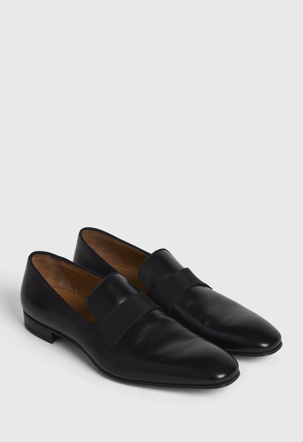 Black Paul Stuart Heron Patent Leather Formal Slip-On | UK_PAUL63304