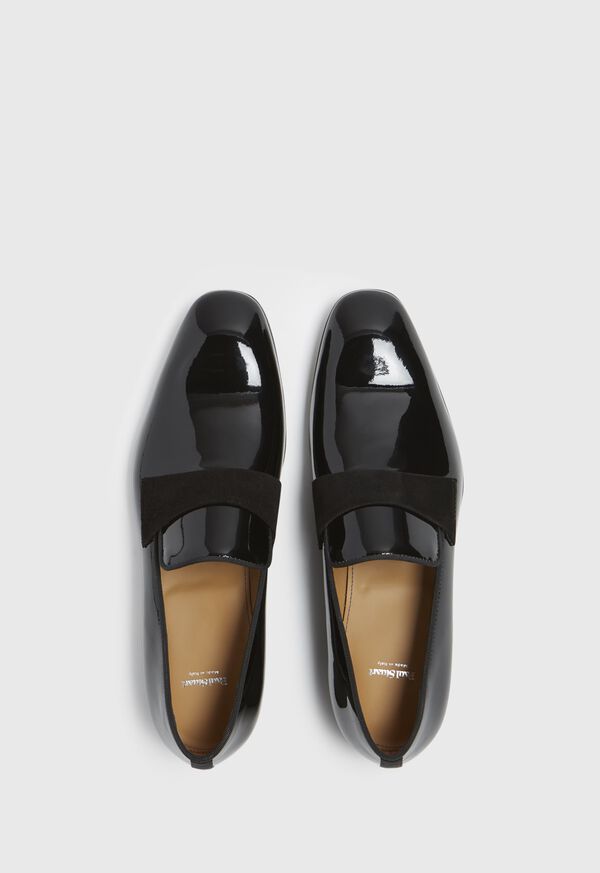 Black Paul Stuart Heron Patent Leather Formal Slip-On | UK_PAUL41165