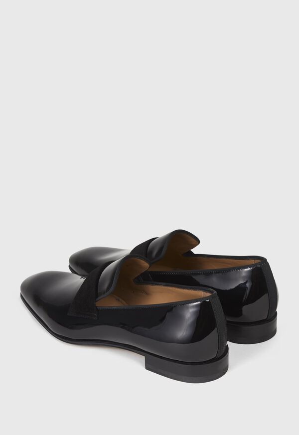 Black Paul Stuart Heron Patent Leather Formal Slip-On | UK_PAUL41165