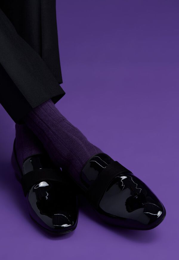 Black Paul Stuart Heron Patent Leather Formal | UK_PAUL12971