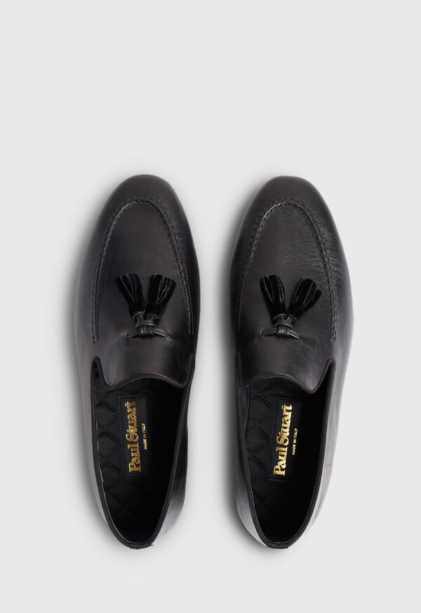 Black Paul Stuart Hope Leather Slip-On | UK_PAUL17442