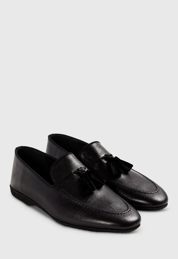 Black Paul Stuart Hope Leather Slip-On | UK_PAUL17442