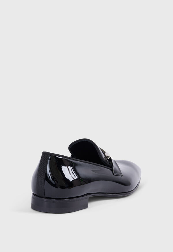 Black Paul Stuart Horatio Patent Leather | UK_PAUL73097