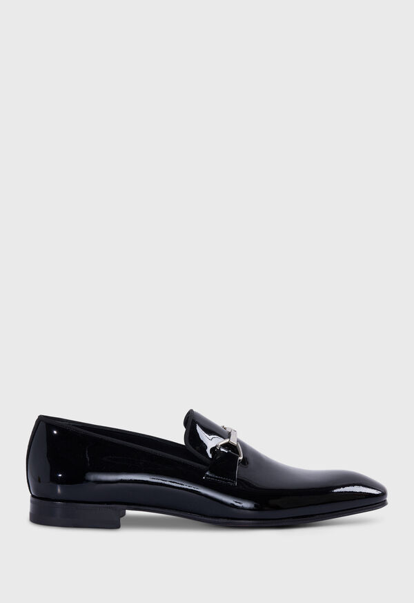 Black Paul Stuart Horatio Patent Leather | UK_PAUL73097