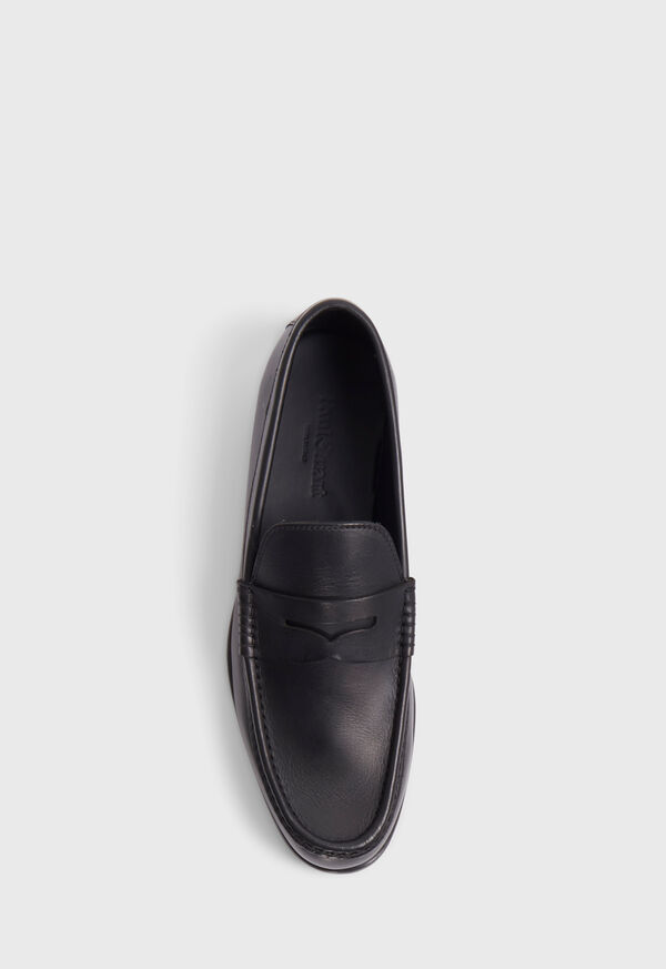 Black Paul Stuart Mason Leather | UK_PAUL80348