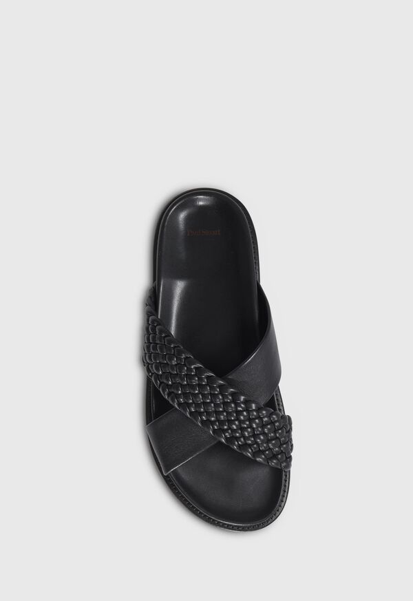 Black Paul Stuart Palau Woven Leather | UK_PAUL11471