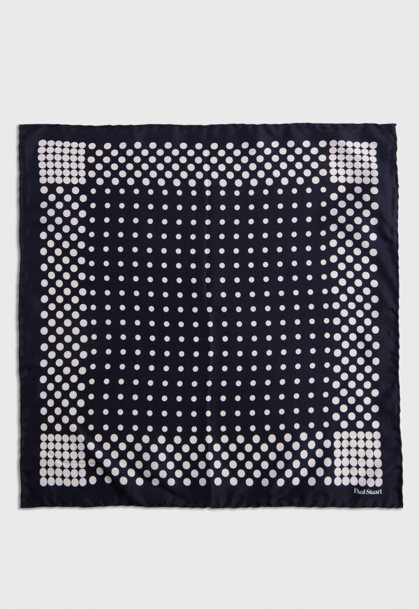 Black Paul Stuart Silk Twill Dot | UK_PAUL52560