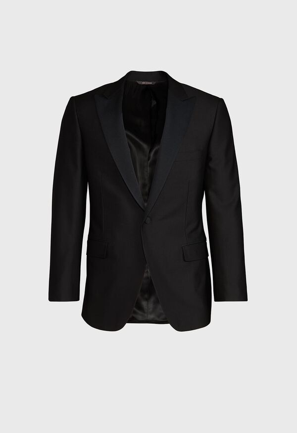 Black Paul Stuart Super 120s Wool Paul Tuxedo | UK_PAUL72621