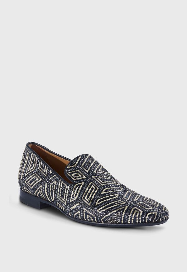 Black / White Paul Stuart Portland Formal Slip-On | UK_PAUL16713