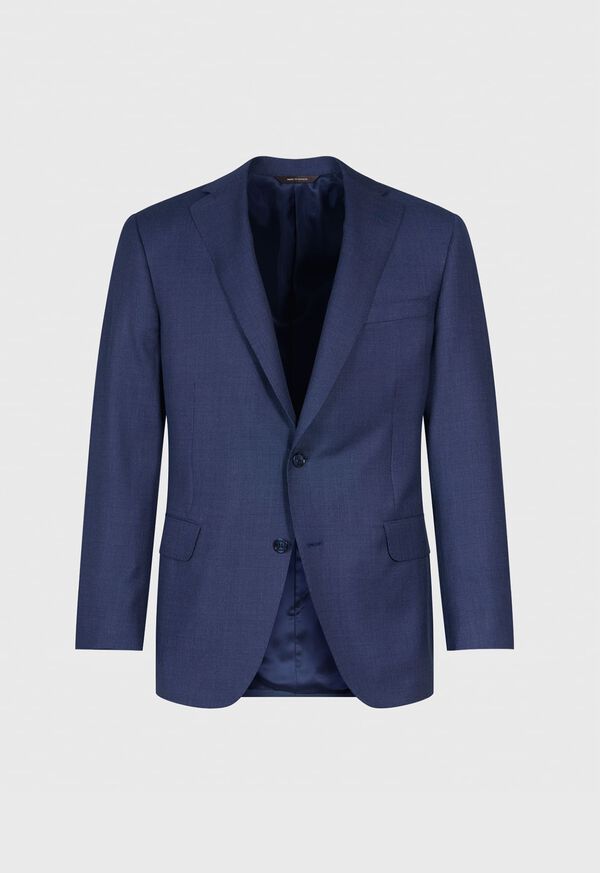 Blue Paul Stuart All Year Wool Nailhead Phillip Suit | UK_PAUL81414