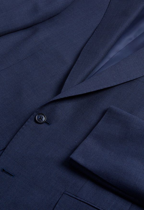 Blue Paul Stuart All Year Wool Nailhead Phillip Suit | UK_PAUL81414