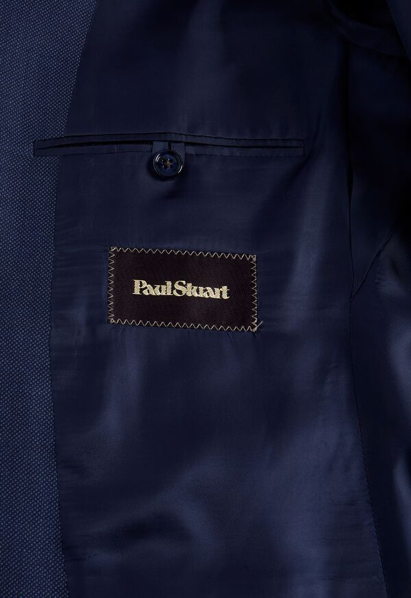 Blue Paul Stuart All Year Wool Nailhead Phillip Suit | UK_PAUL81414