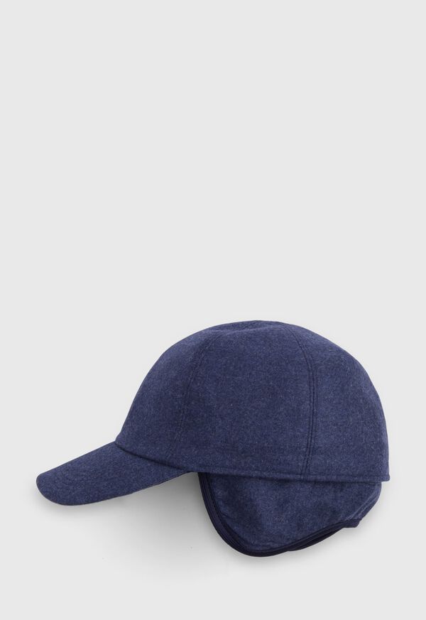 Blue Paul Stuart Baseball Cap with Ear Flaps | UK_PAUL63705