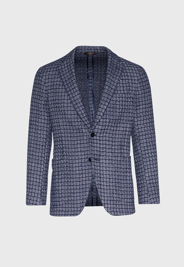 Blue Paul Stuart Blue Basket Weave | UK_PAUL81079