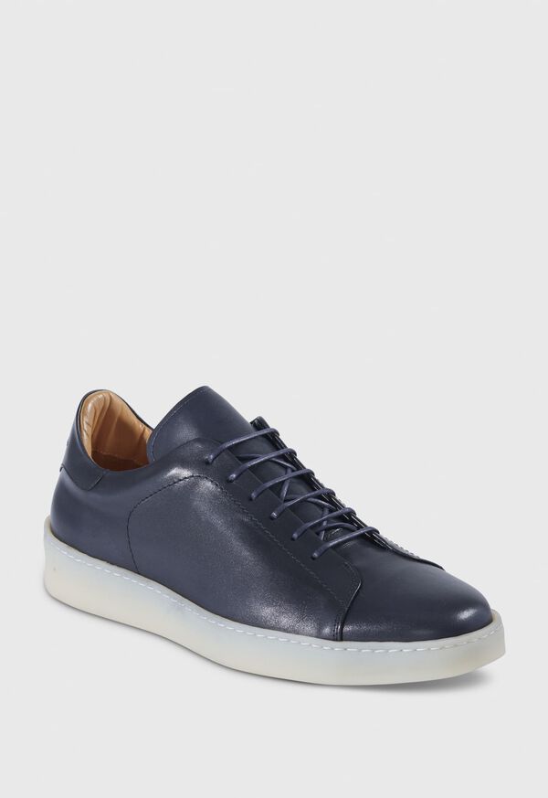 Blue Paul Stuart Boston Leather Derby | UK_PAUL85801