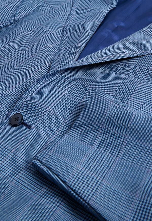 Blue Paul Stuart Cashmere Plaid | UK_PAUL46841